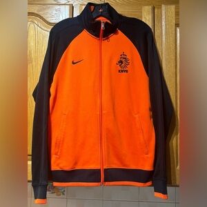 2012-13 Nike The Netherlands Holland Soccer Track Suit Jacket Medium EUC